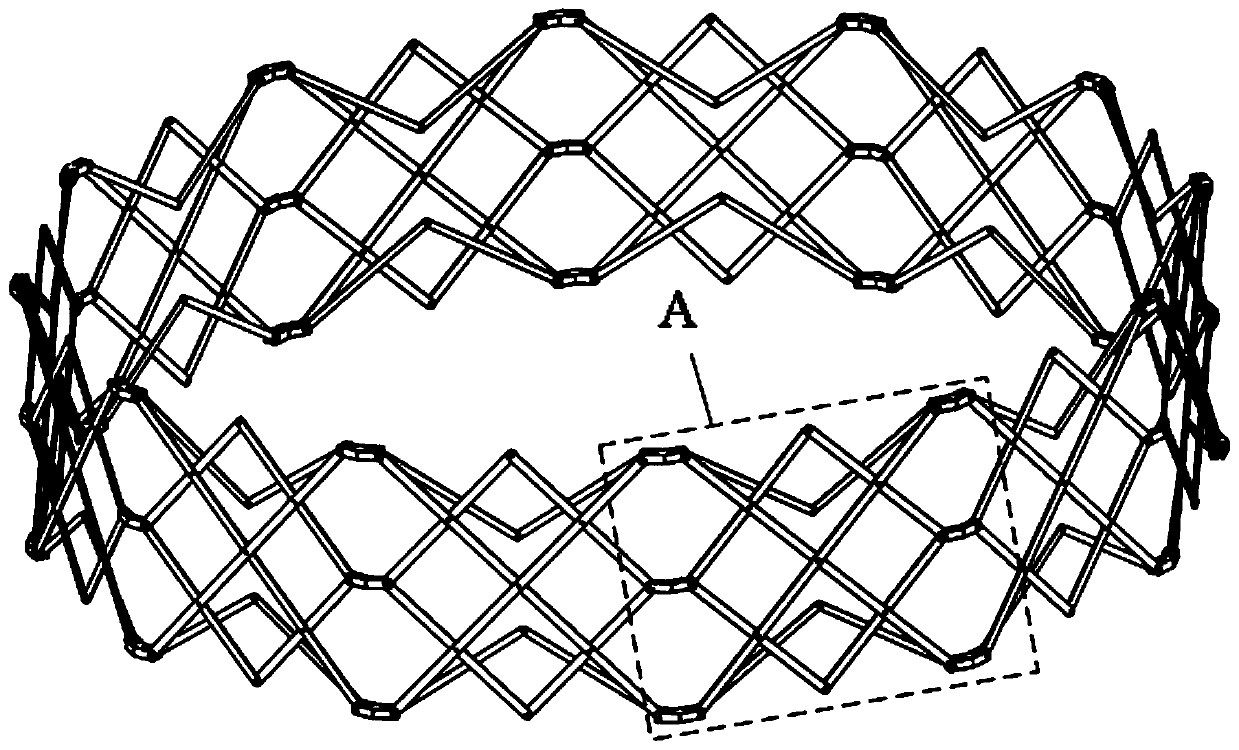 Composite scissor-like hoop truss deployable antenna mechanism