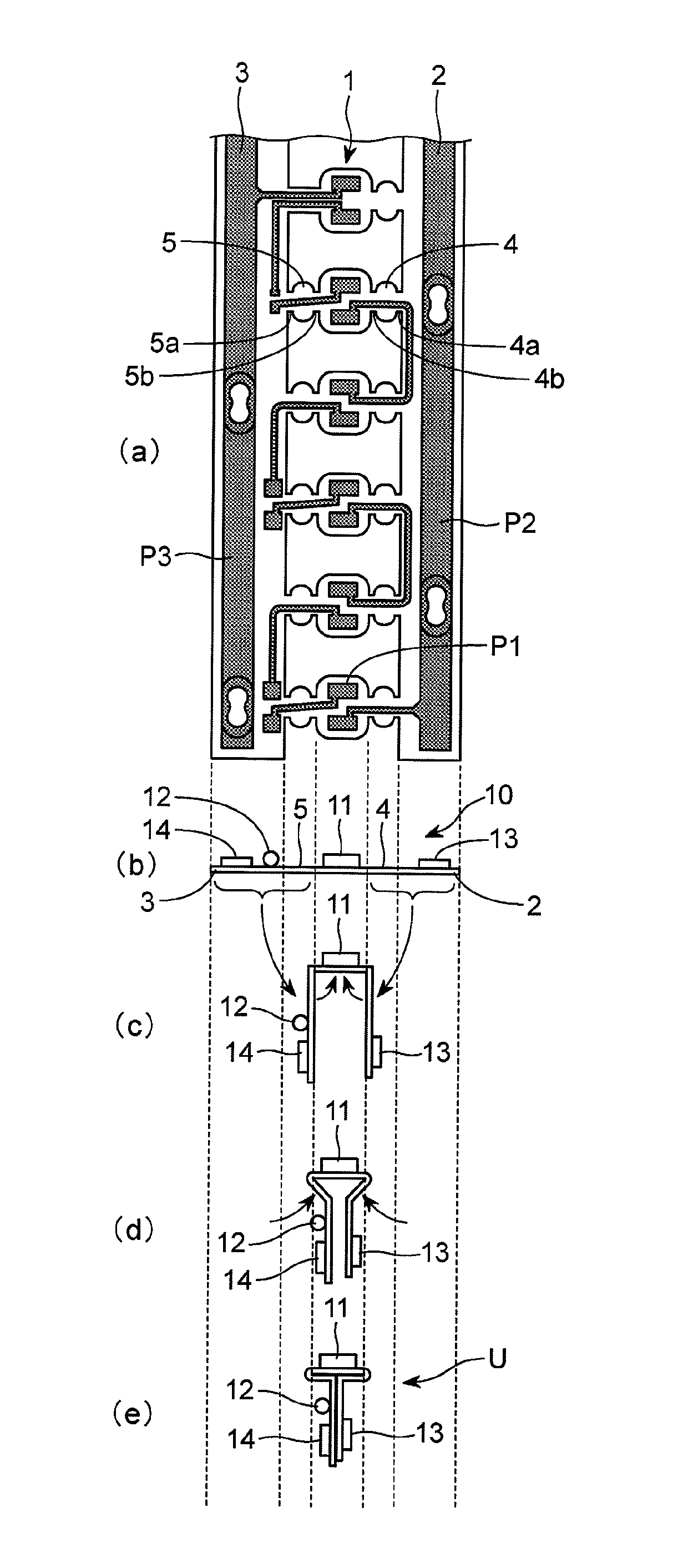 LED mounting circuit board, belt-like flexible LED light and LED illuminating device using the same