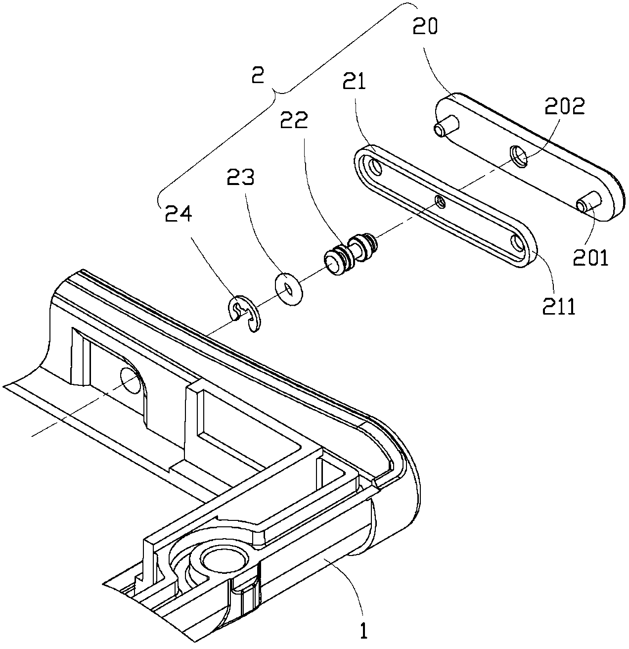 Press key and electronic device with same