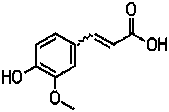 Novel process for extracting not smaller than 98% of natural ferulic acid from rice bran oil processing leftovers