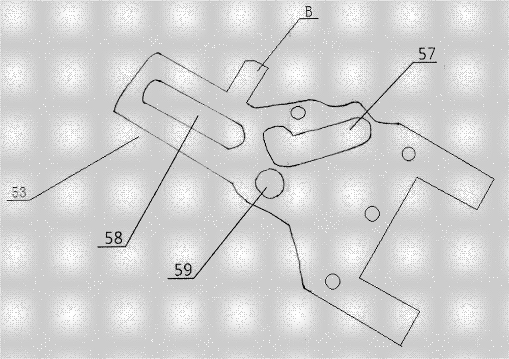 Novel back-locking-free interior door lock