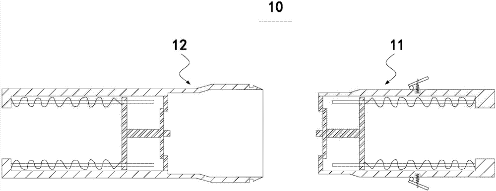 Rapid connecting connector and air conditioner