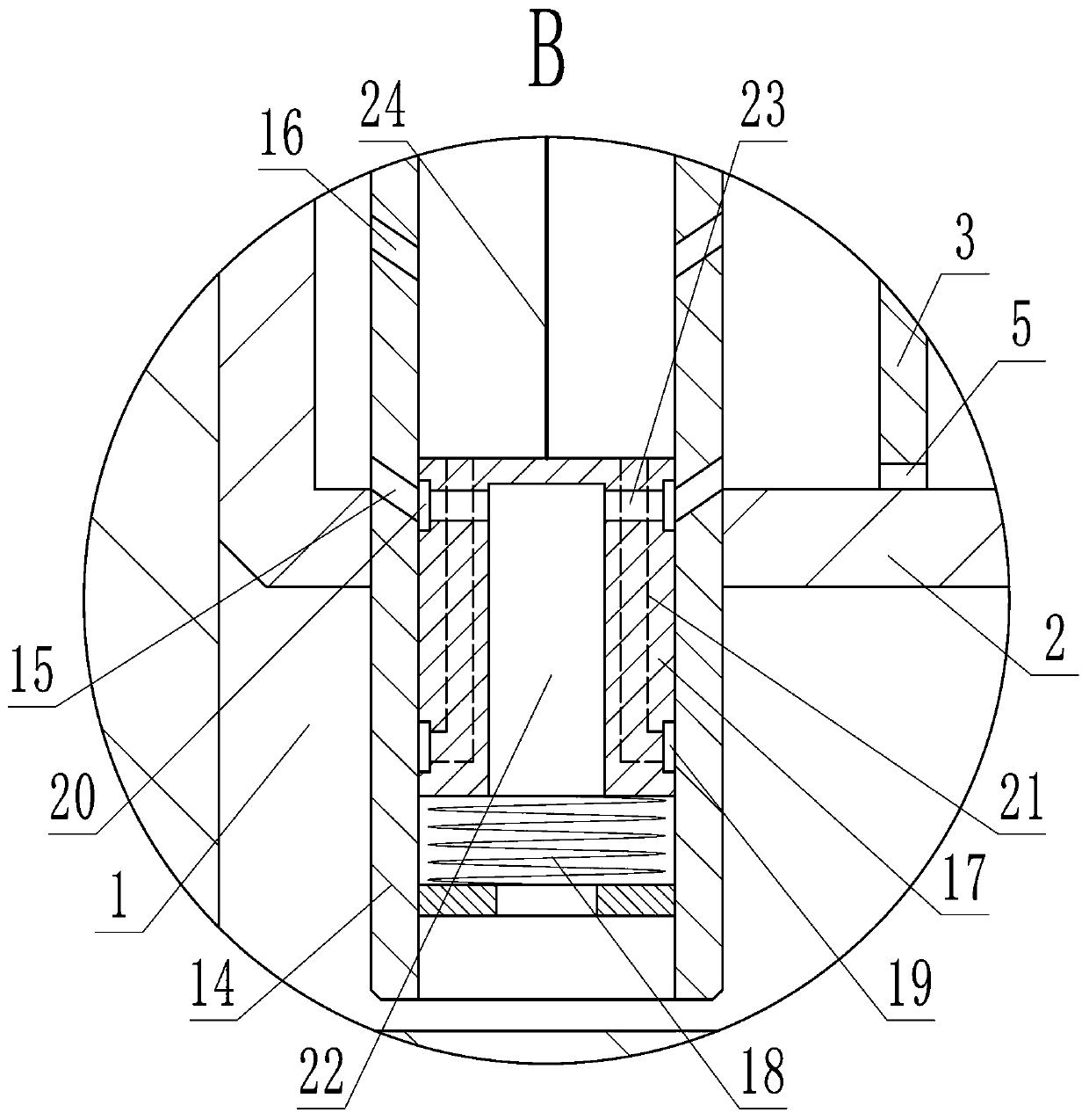 Anesthesia respirator evaporation device