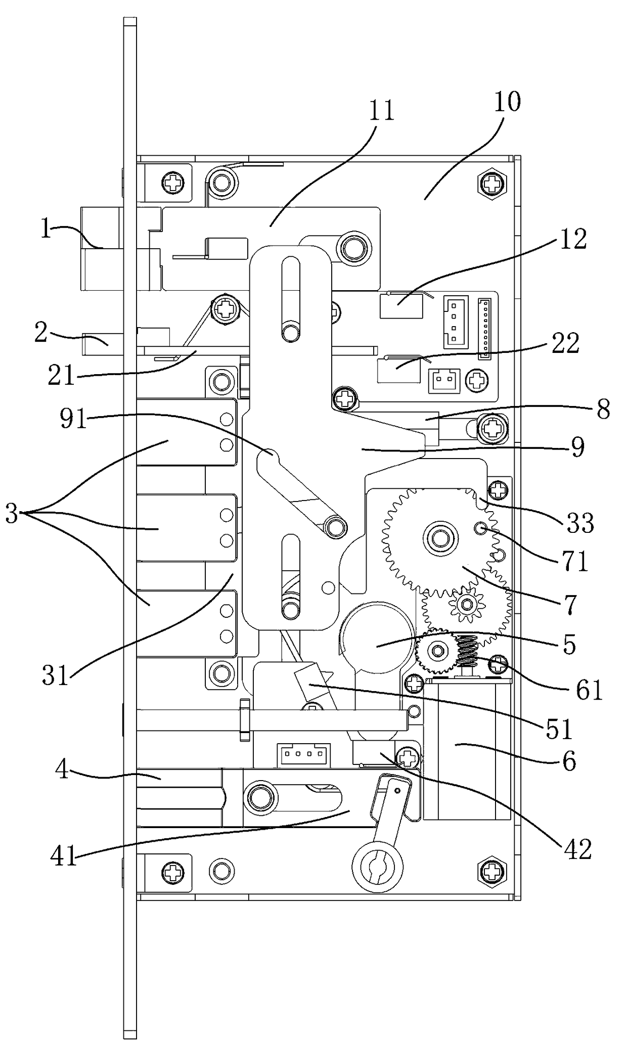 Multifunctional lock body