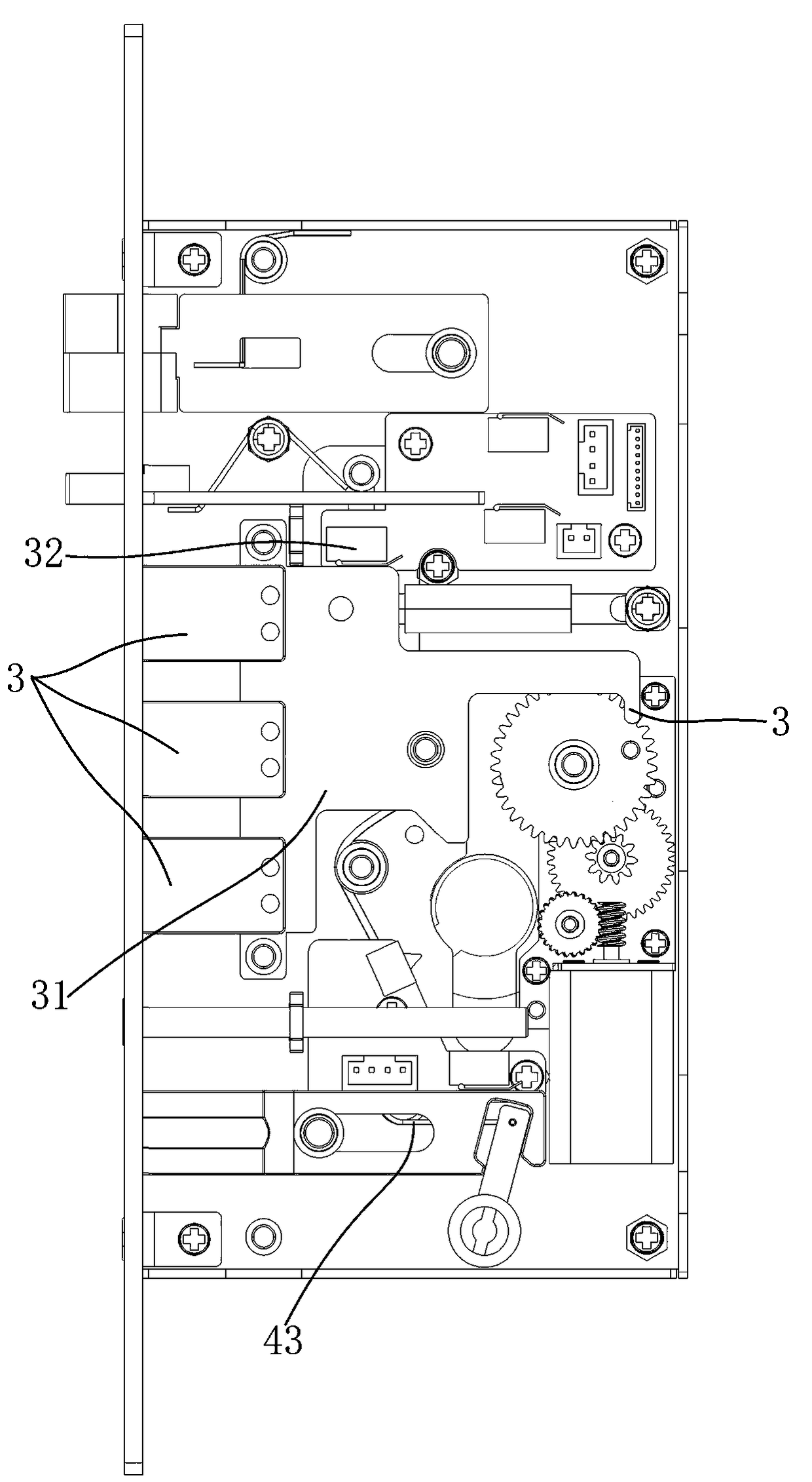 Multifunctional lock body