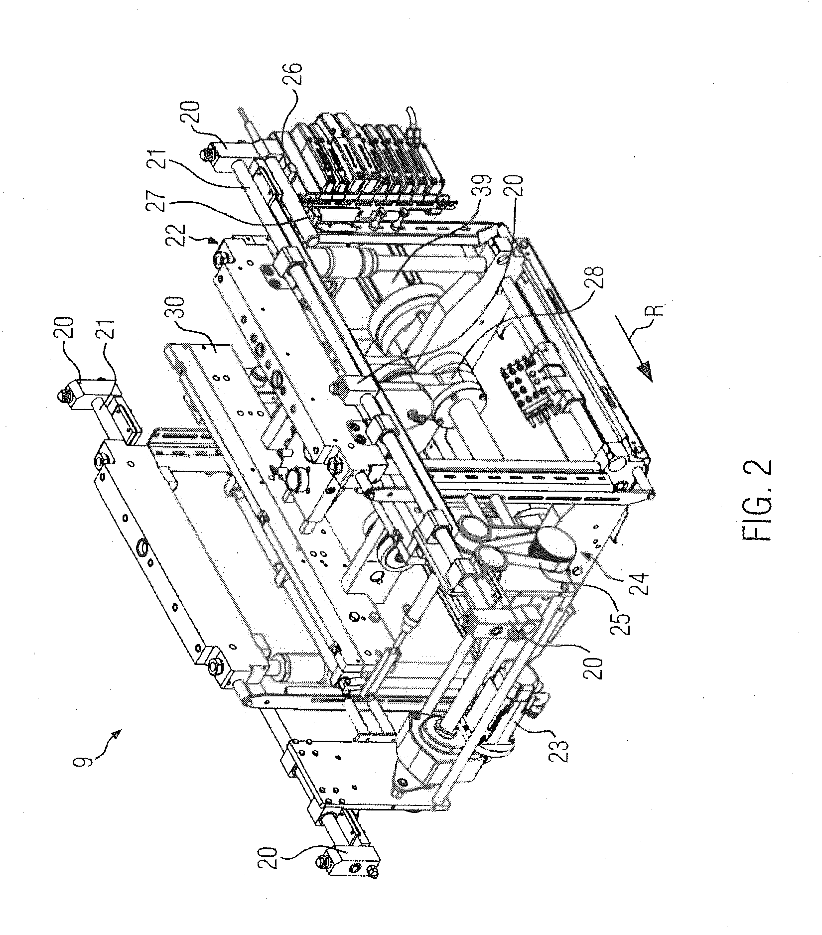 Thermo-forming packaging machine with true-to-cycle positioning of a sealing station