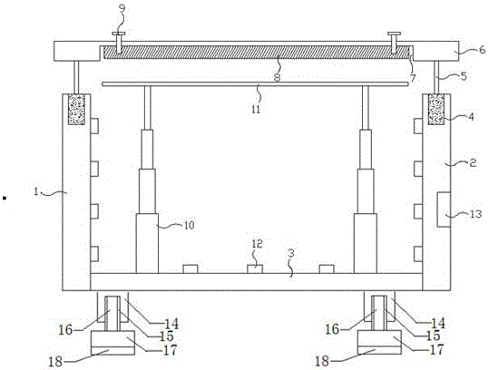 Environment-friendly lift type asphalt automatic heating device