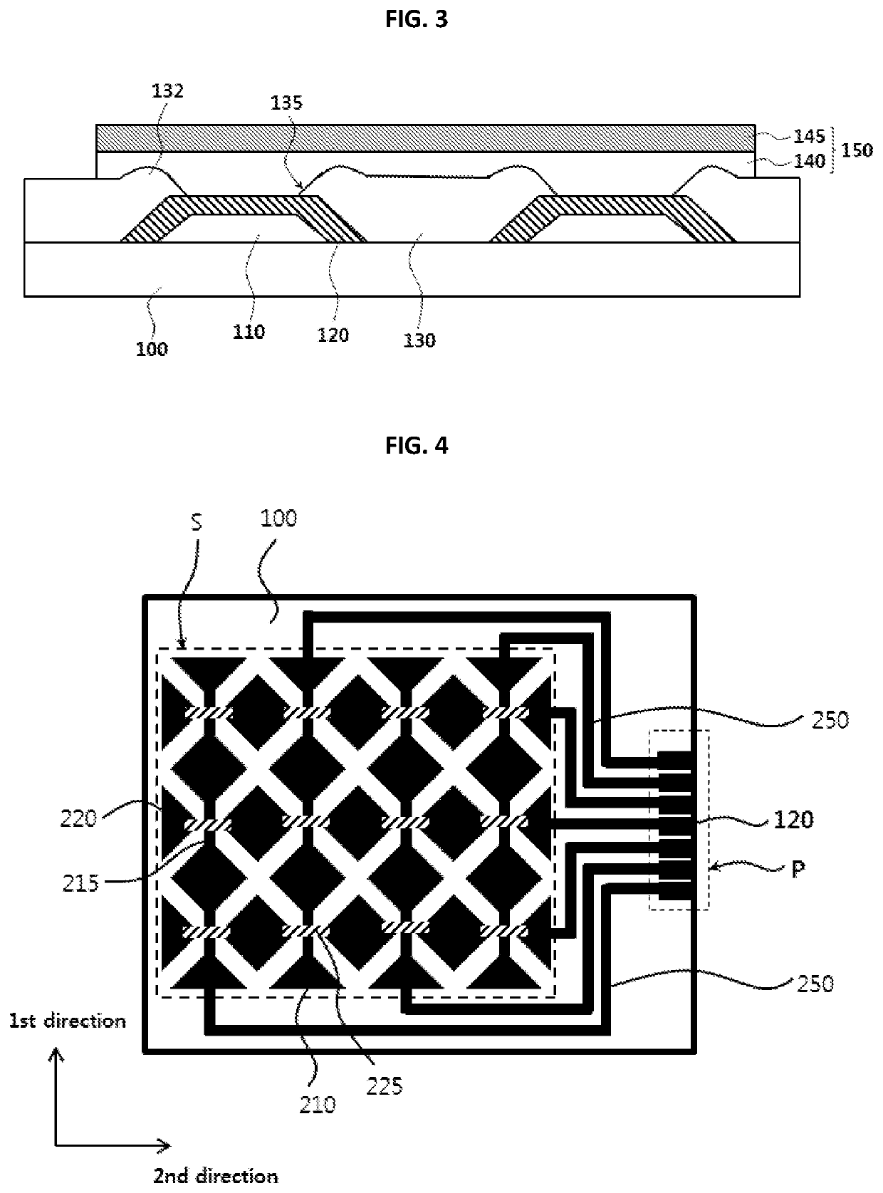 Pad connection structure and touch sensor including the same