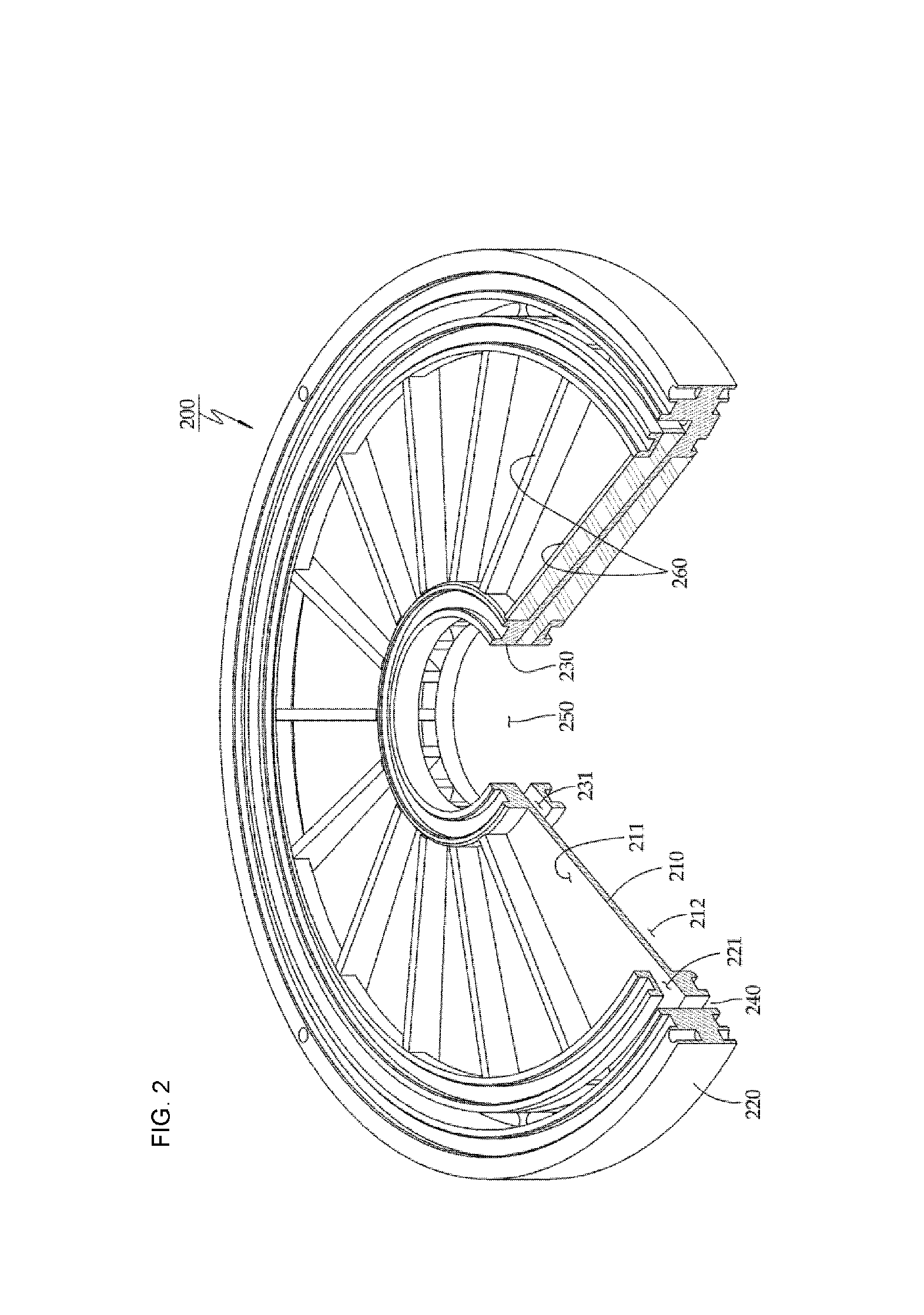 Circular filtering disc and filter device having the same