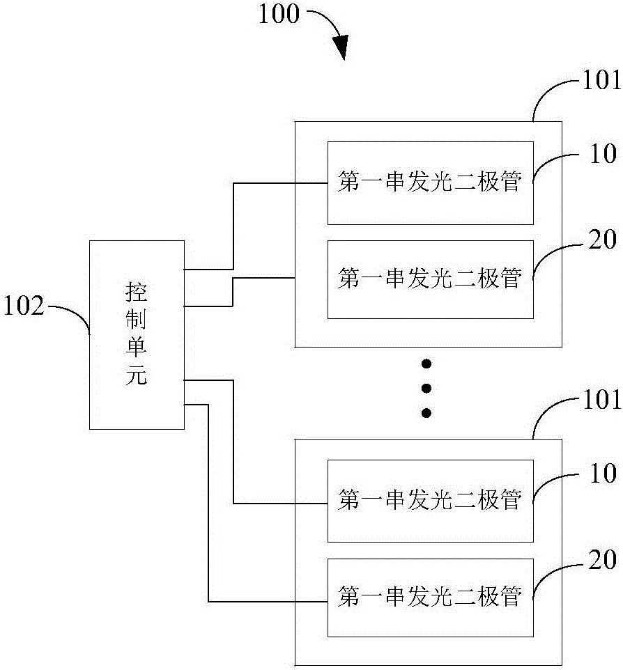 Backlight module circuit and liquid crystal display