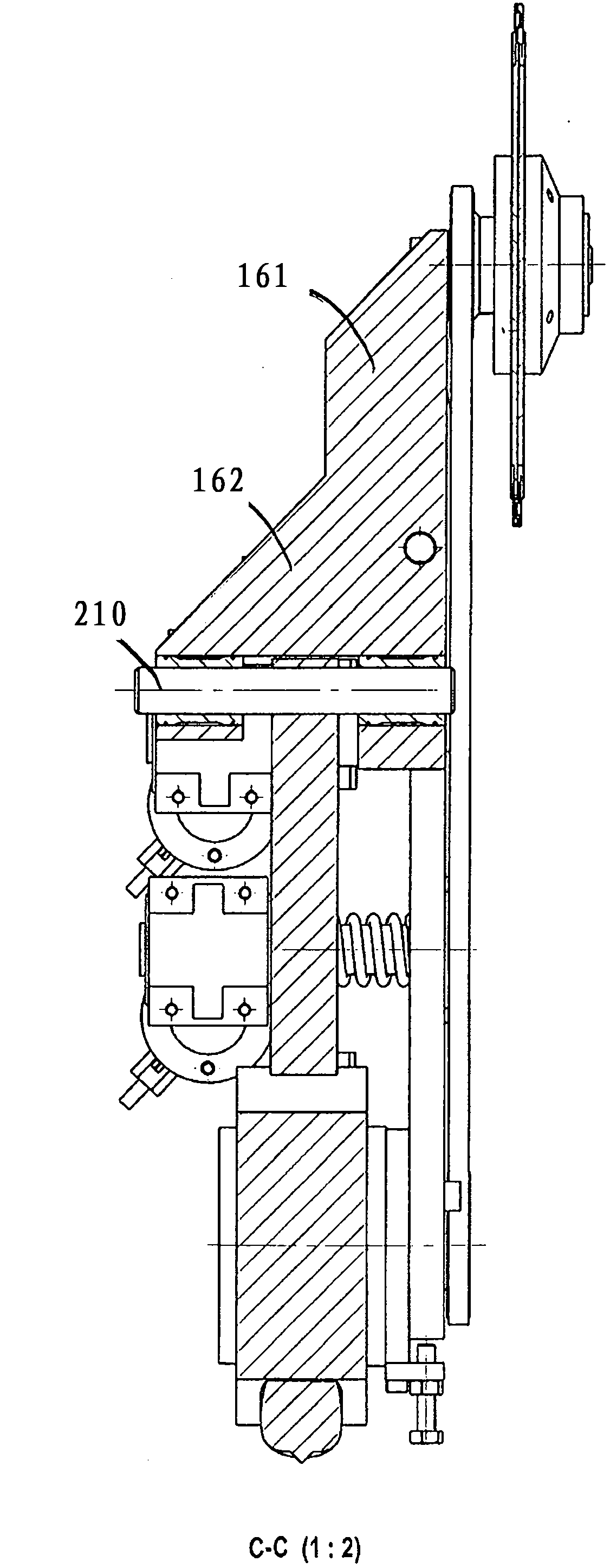 Scoring saw assembly which can be pivoted on both sides