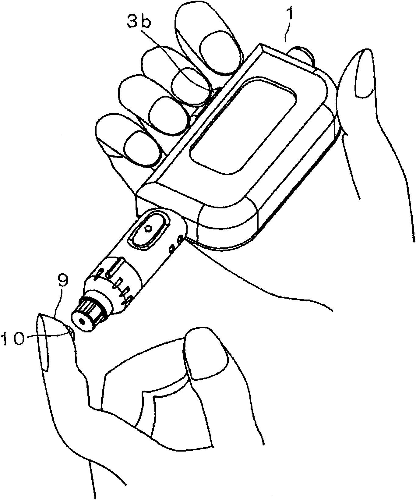 Blood inspection device