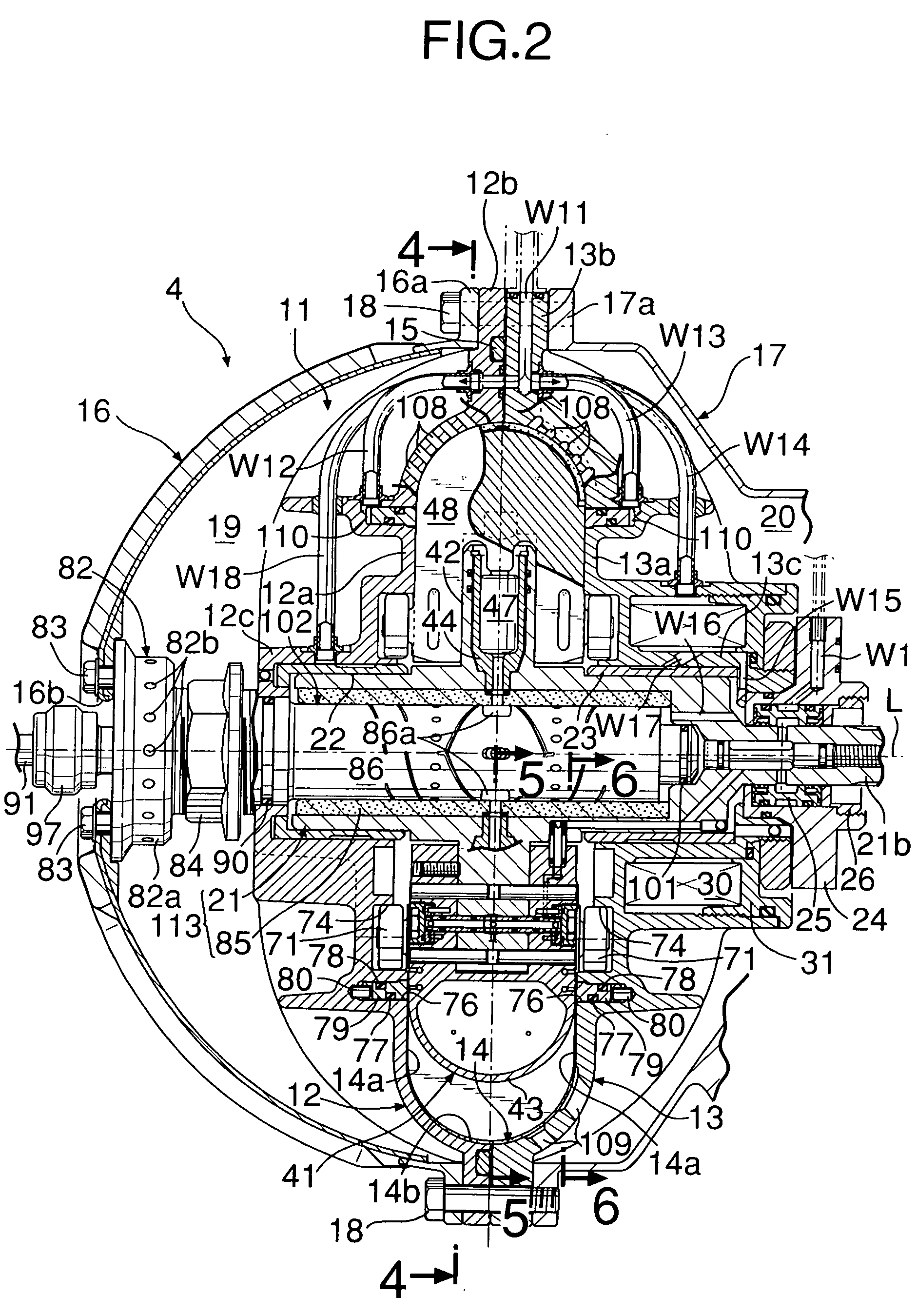 Rotary fluid machine