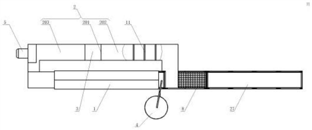 A rice flour ripening and loosening integrated equipment