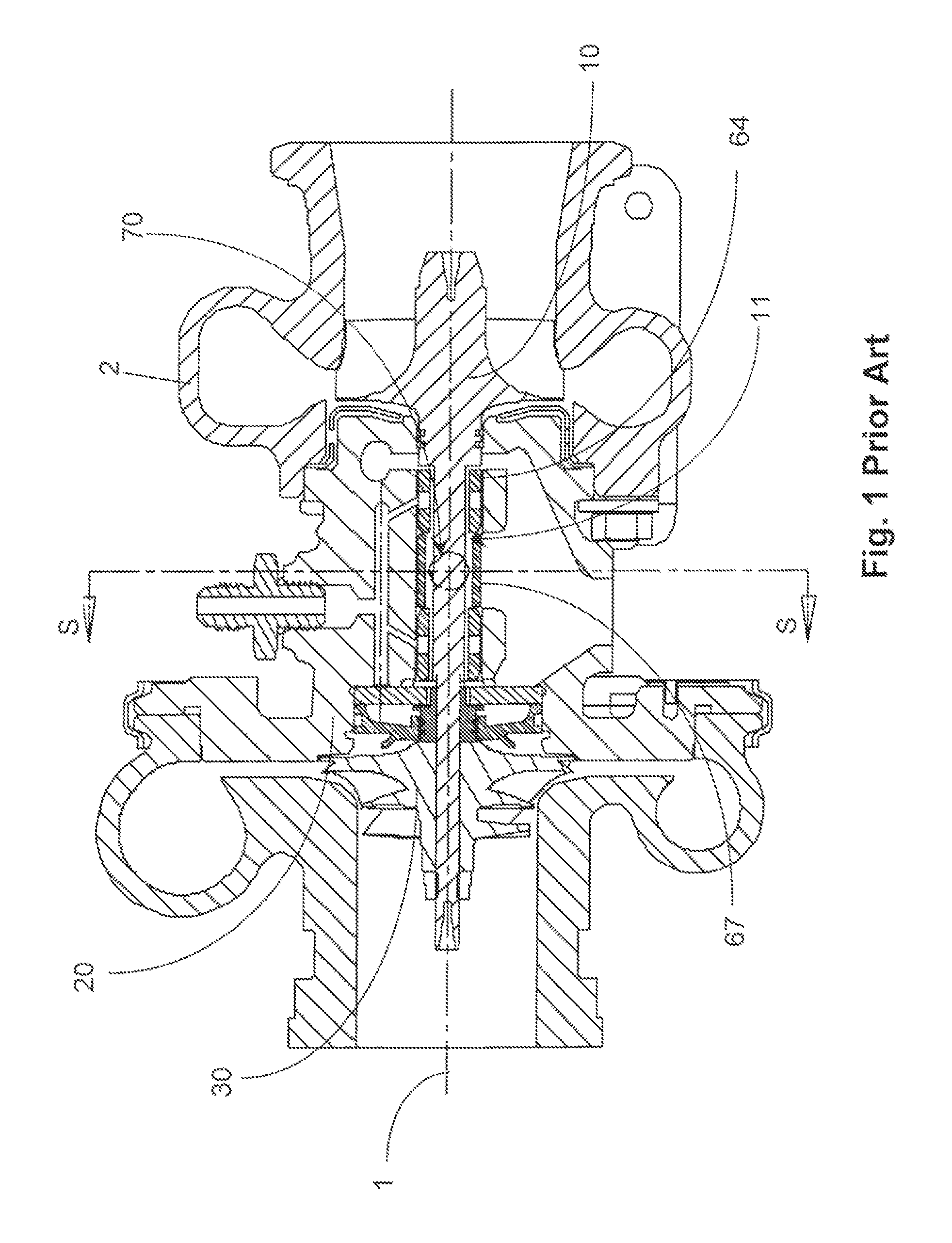 Speed sensor insert with bearing spacer indexing for a turbocharger