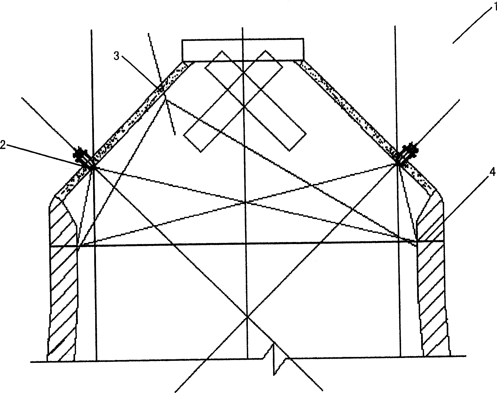 Laser detection apparatus and method for in-furnace information