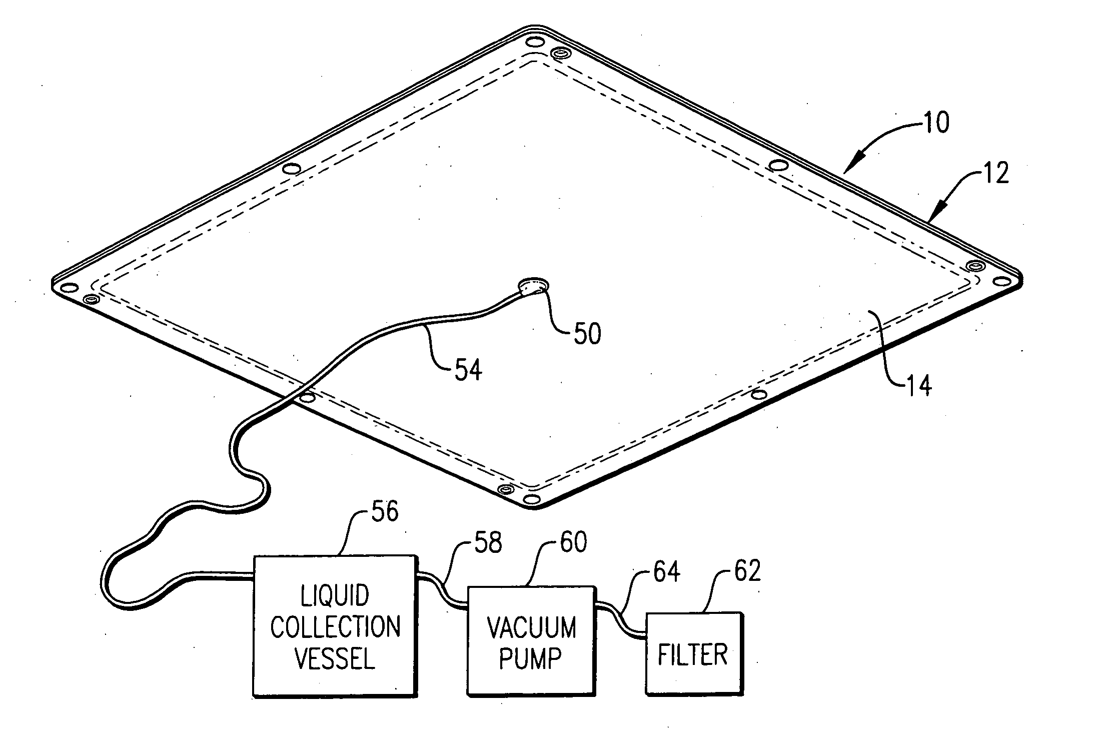 Fluid collection and aspiration unit for management of urinary incontinence