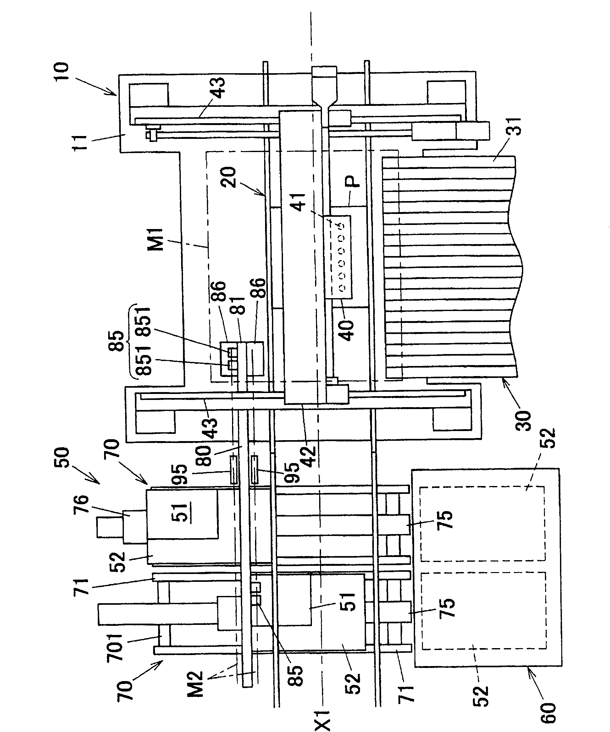 Element feeding device and mounting machine therewith