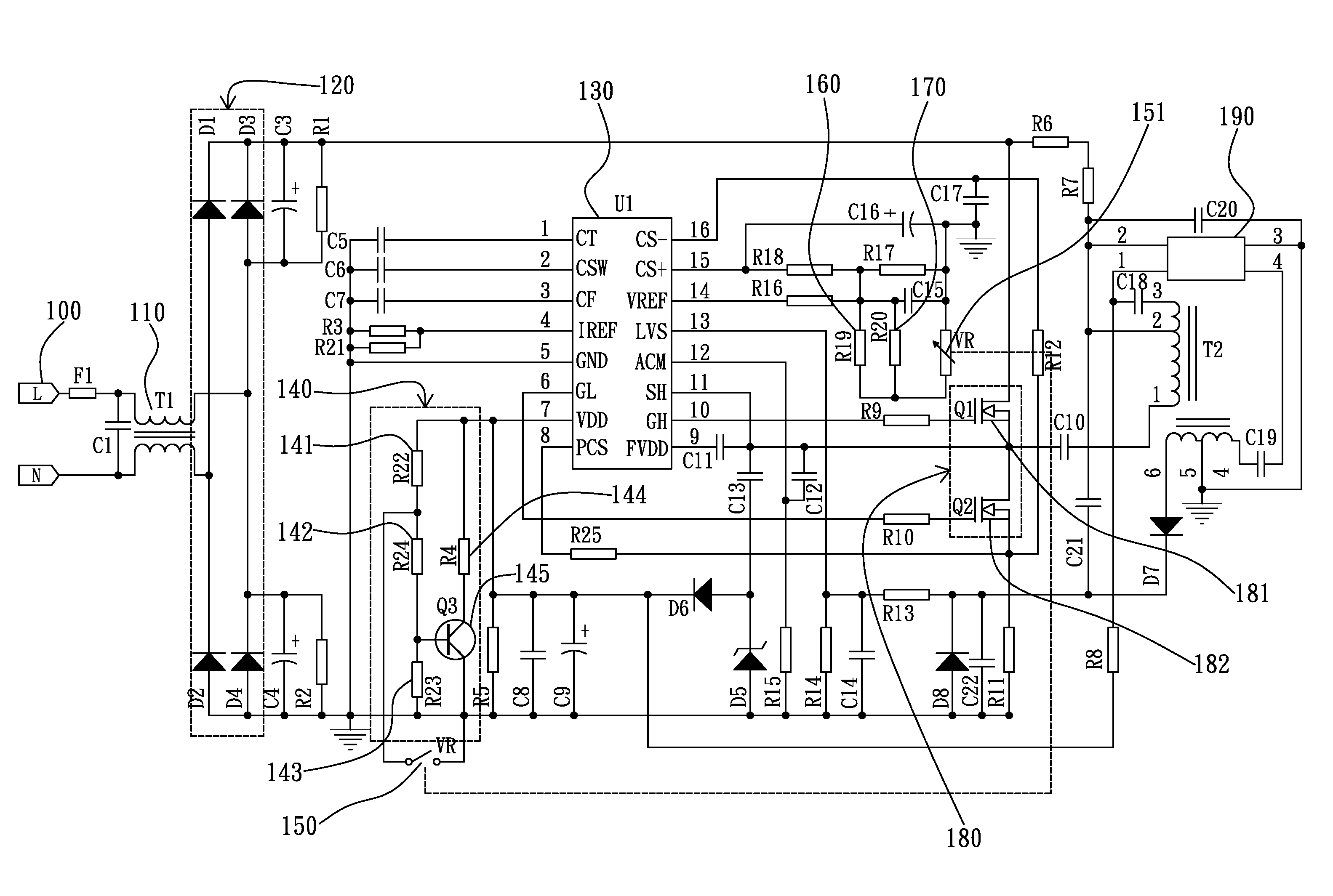 Dimmable control circuit