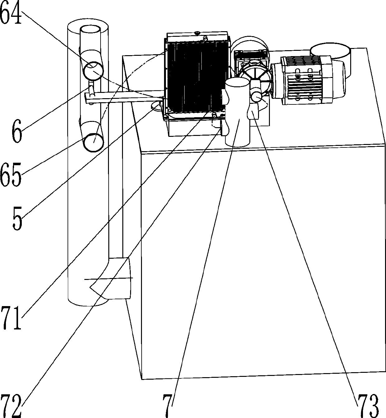 A kind of electric machine tool coolant temperature automatic adjustment device