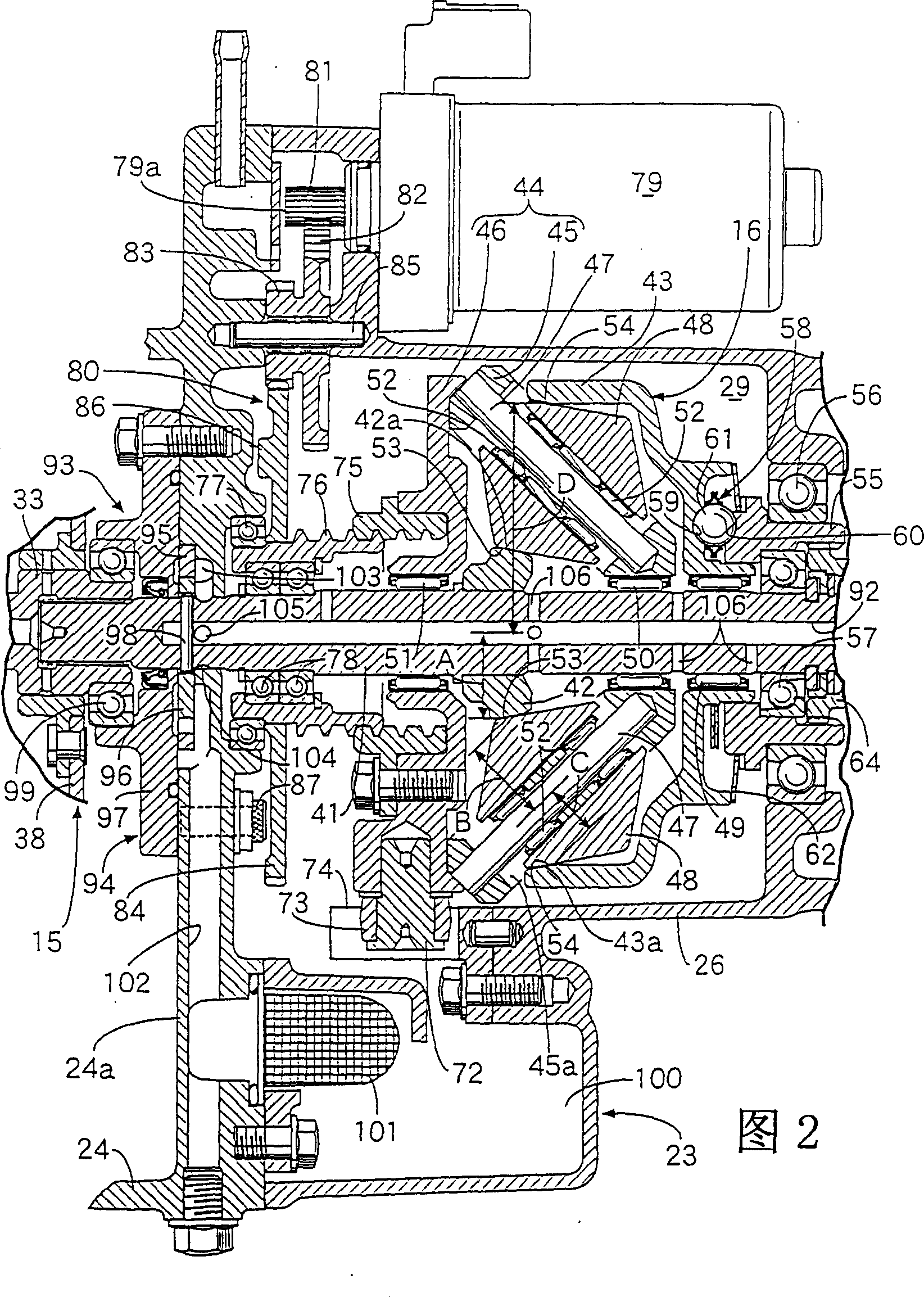 Lubricating oil supply device for stepless speed changer