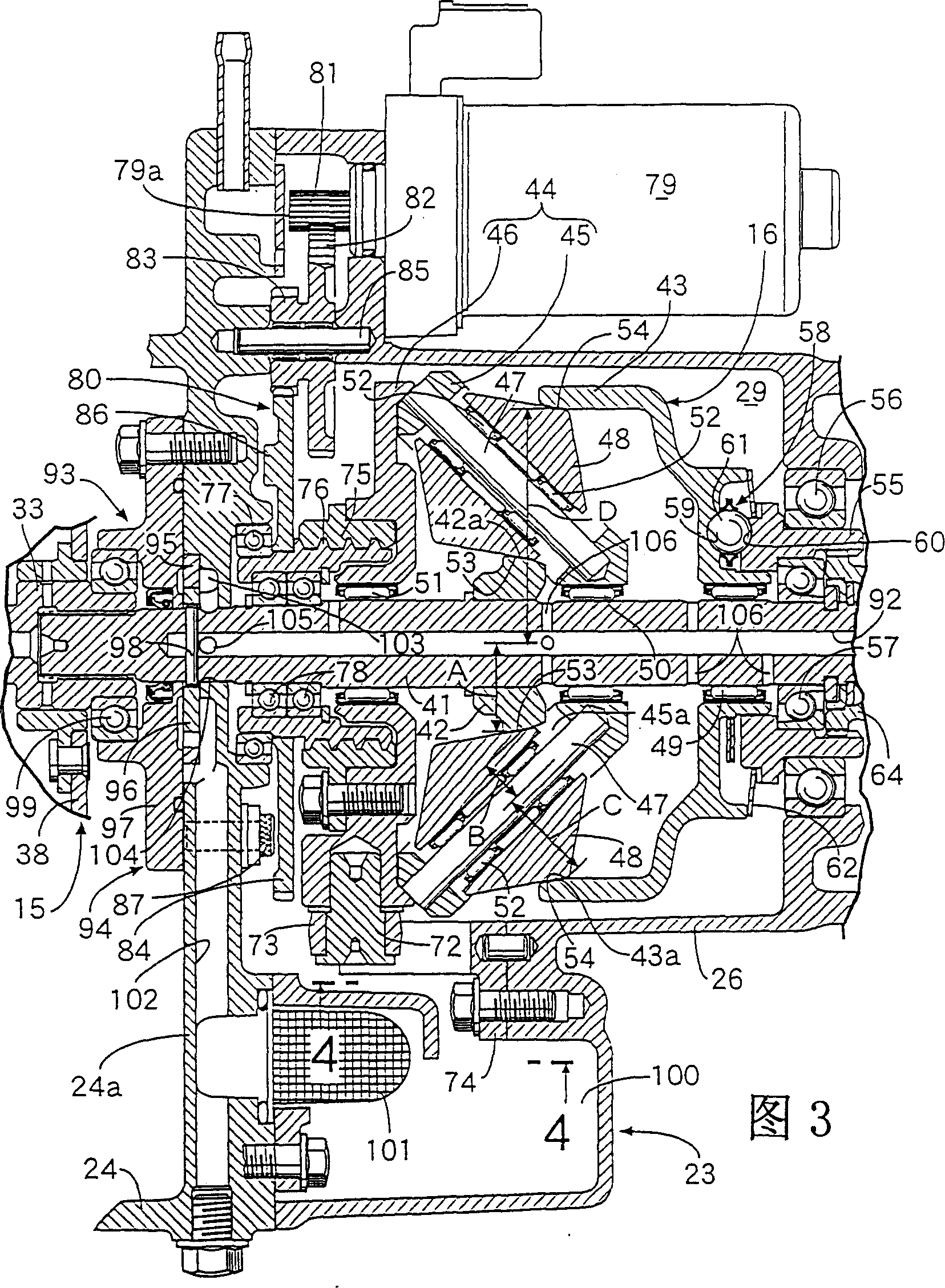 Lubricating oil supply device for stepless speed changer