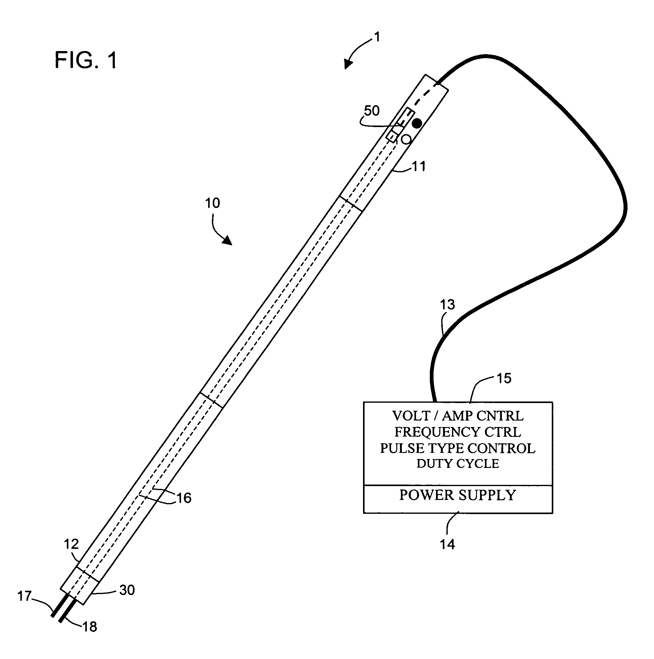 Electrical control device for marine animals