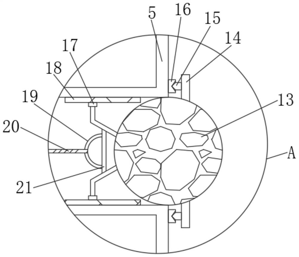 Chemical rectifying kettle and rectifying tower connecting device