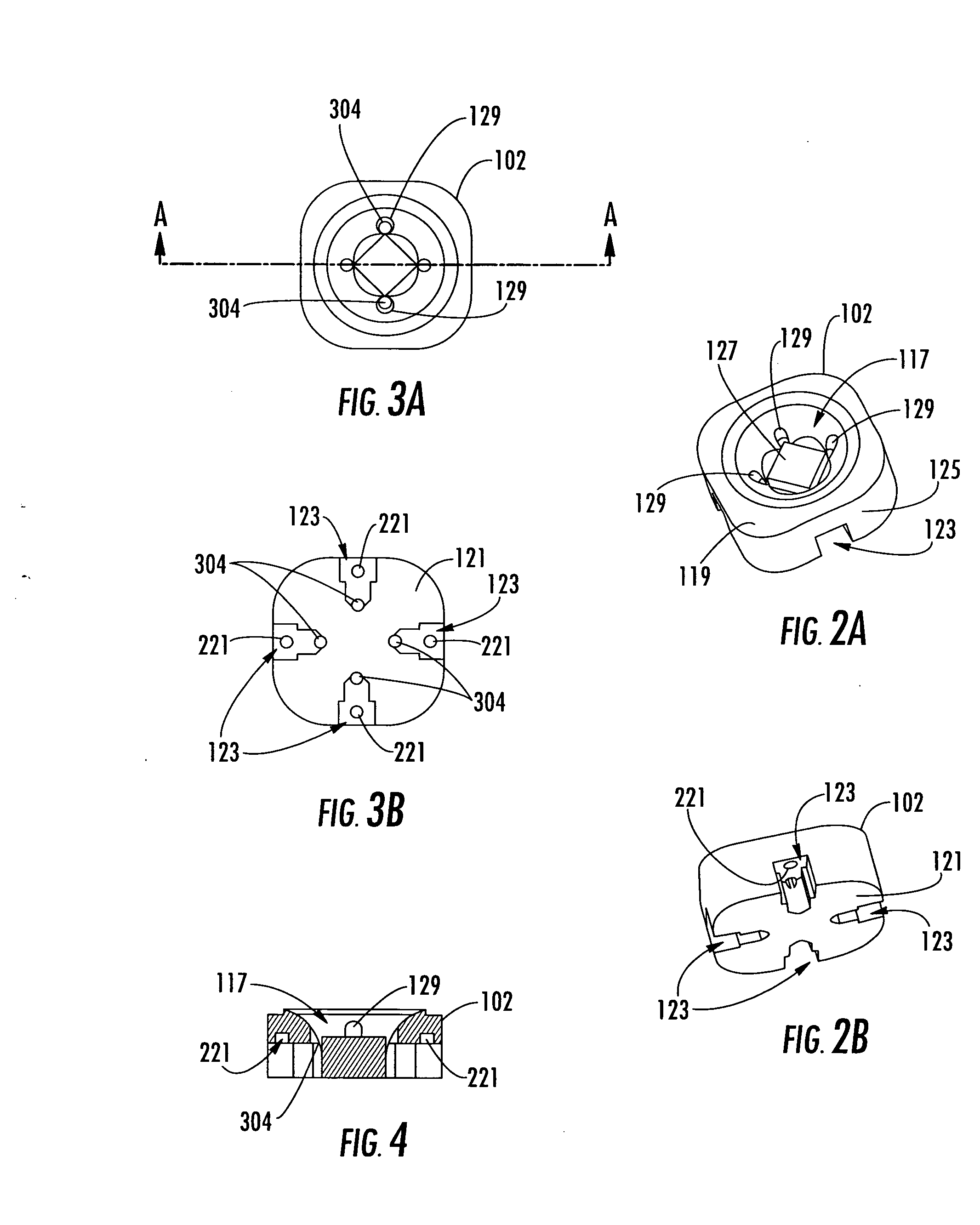 Semiconductor light emitting device mounting substrates including a conductive lead extending therein and methods of packaging same