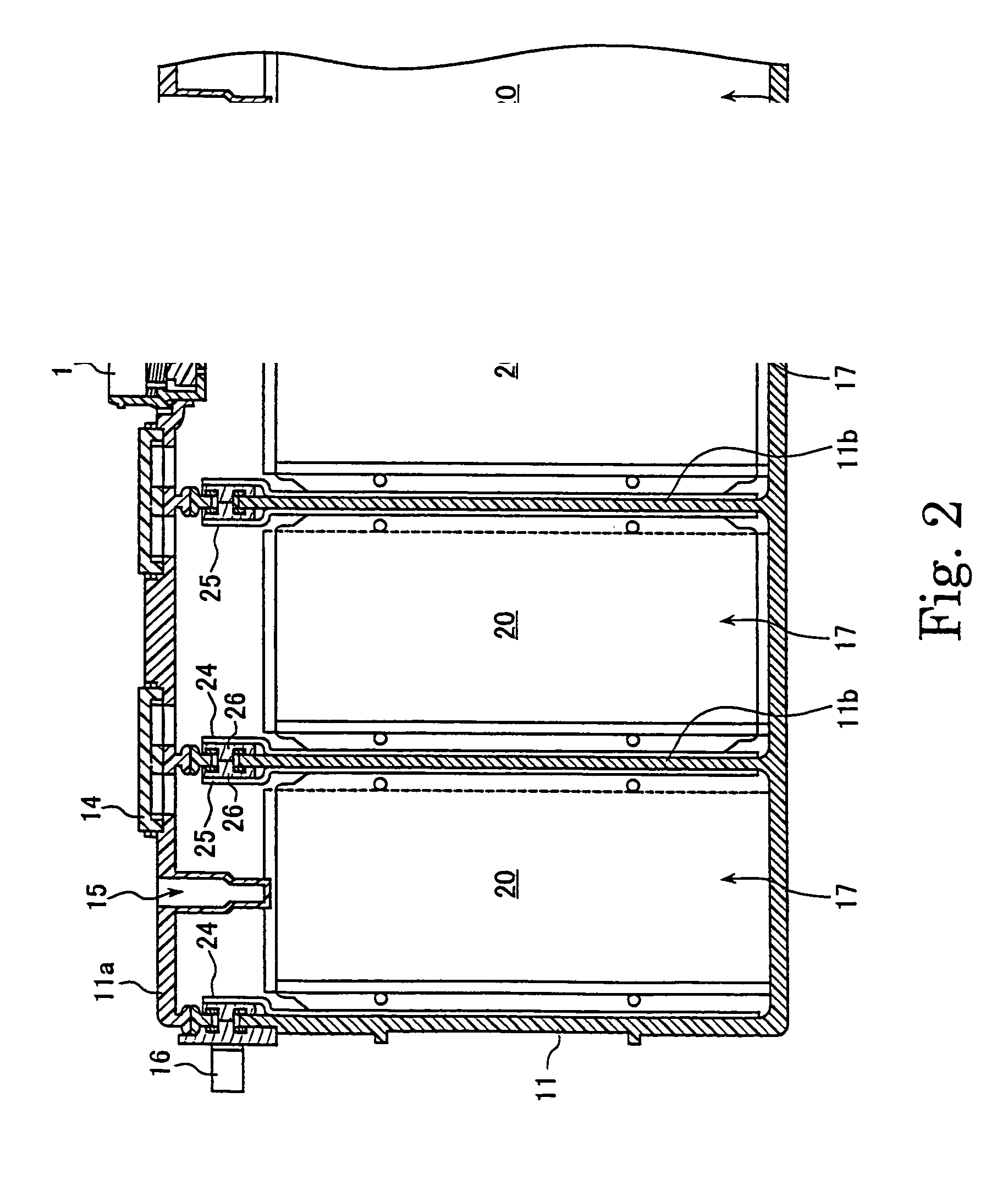 Enclosed nickel-metal hydride storage battery