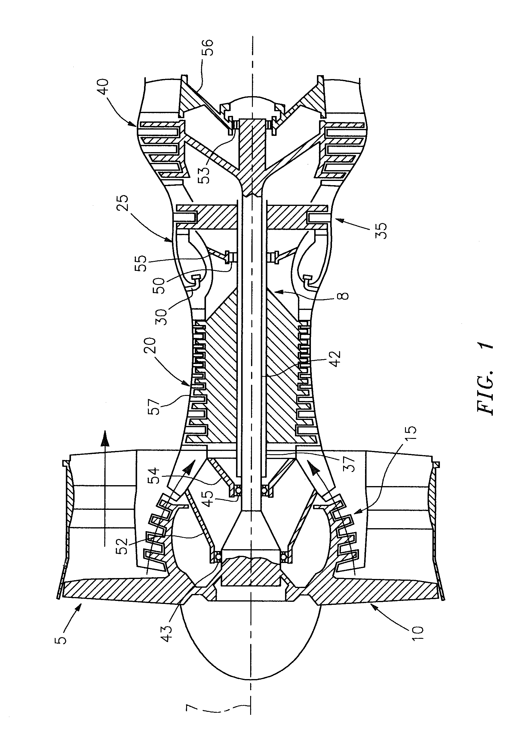 Gas turbine engine trim balance