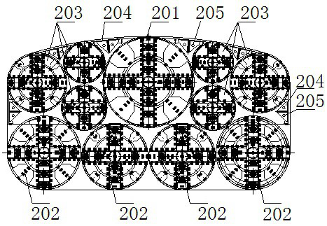 Multi-cutter-disk heading machine