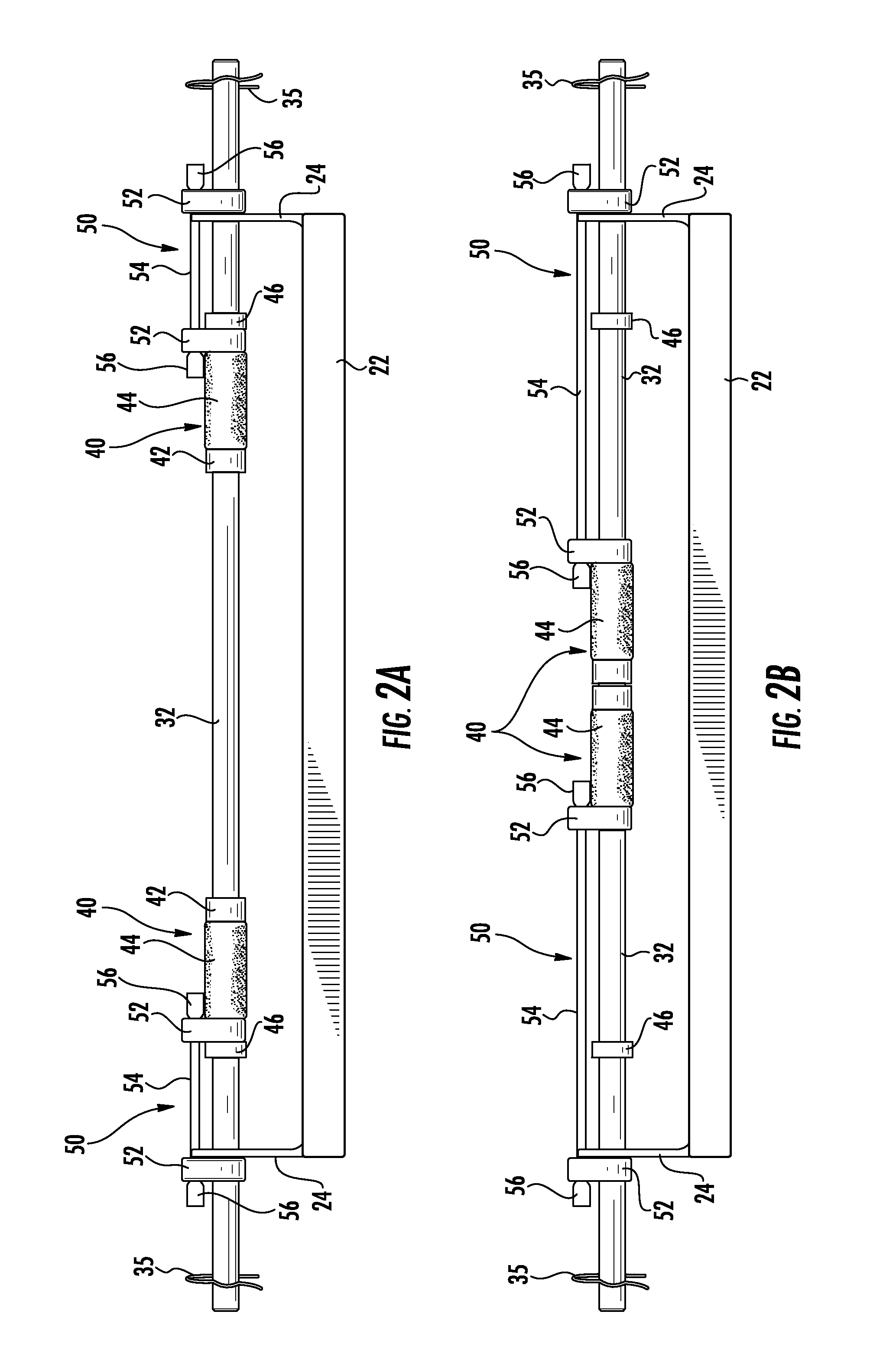 Exercise bar having sliding hand grips