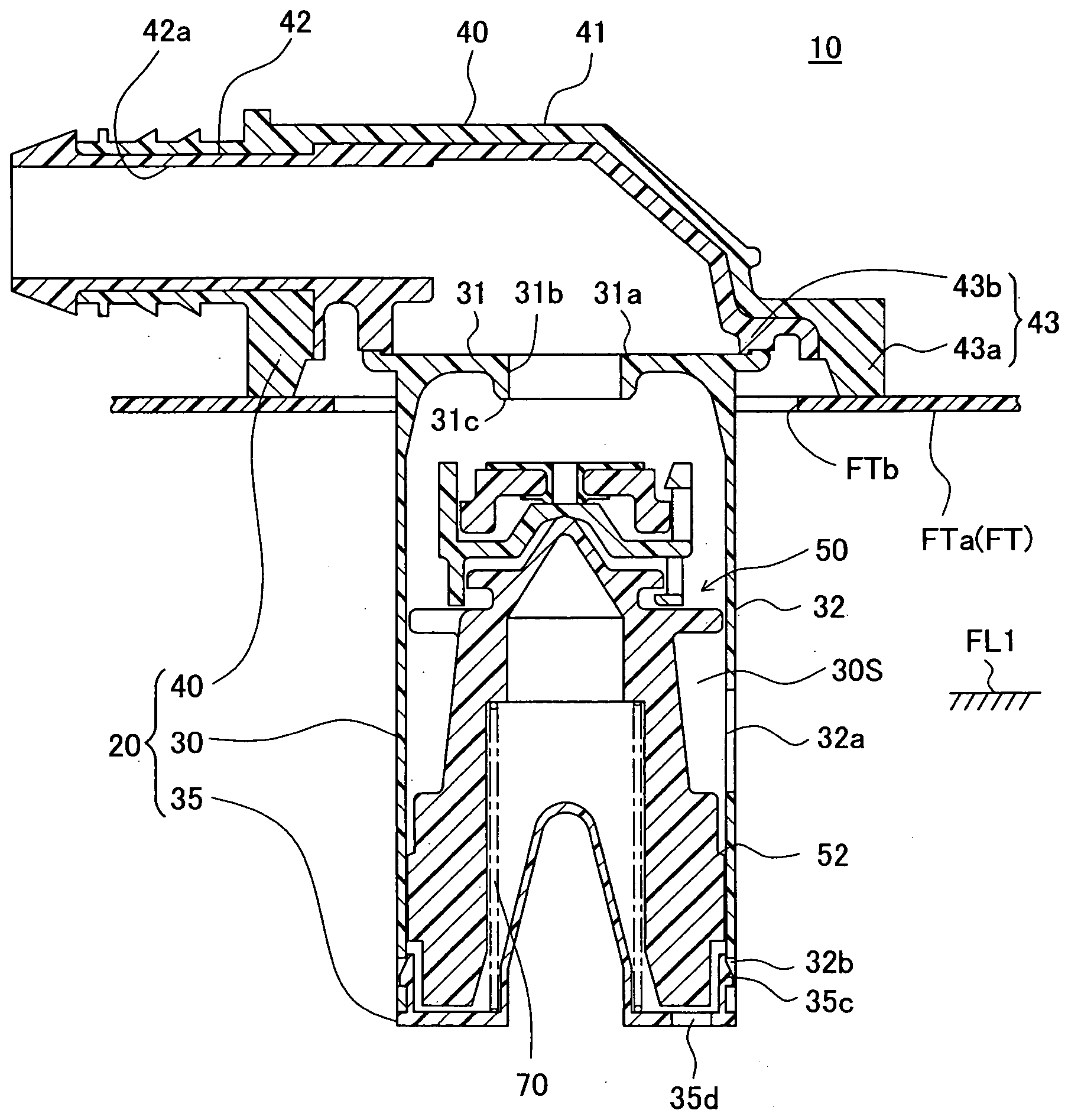 Fuel cut off valve