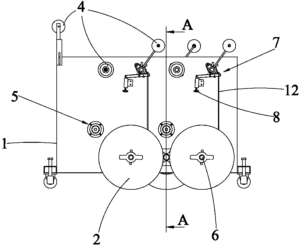 Double sides setting wire-feed rack