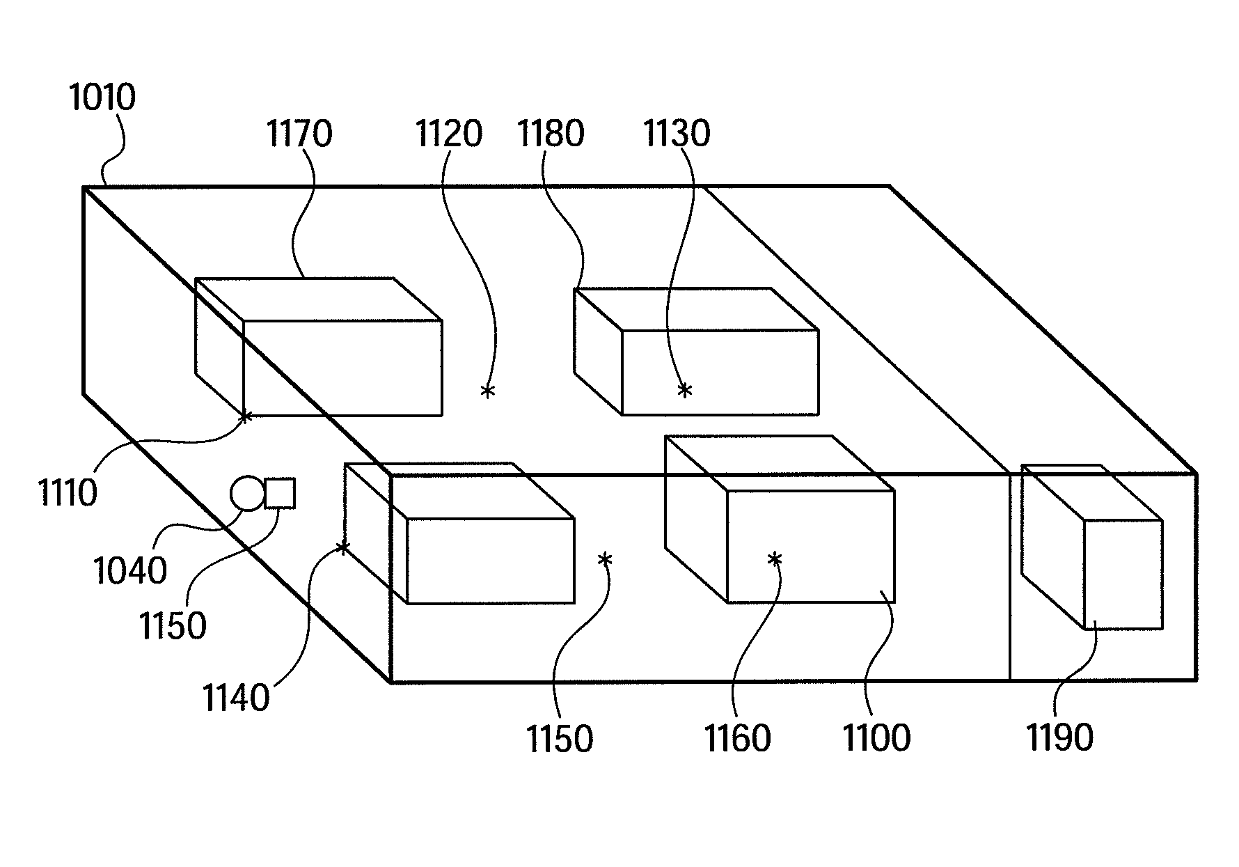 Method for delivering information based on relative spatial position