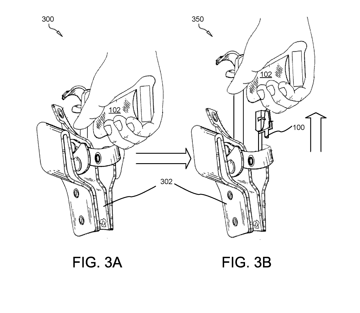 Detachable motion-activated recording means for firearms