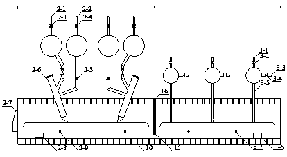 Iron ore sintering device and method with coke replaced with biomass charcoal based on fuel layering and flue gas circulating