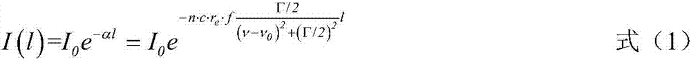 Atomic magnetometer detection light frequency measuring and stabilizing device and method based on second harmonic