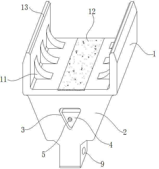 Axle lower support convenient for positioning and butt joint