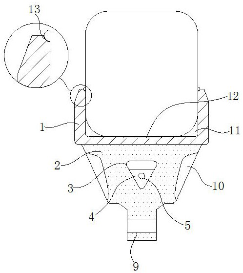 Axle lower support convenient for positioning and butt joint