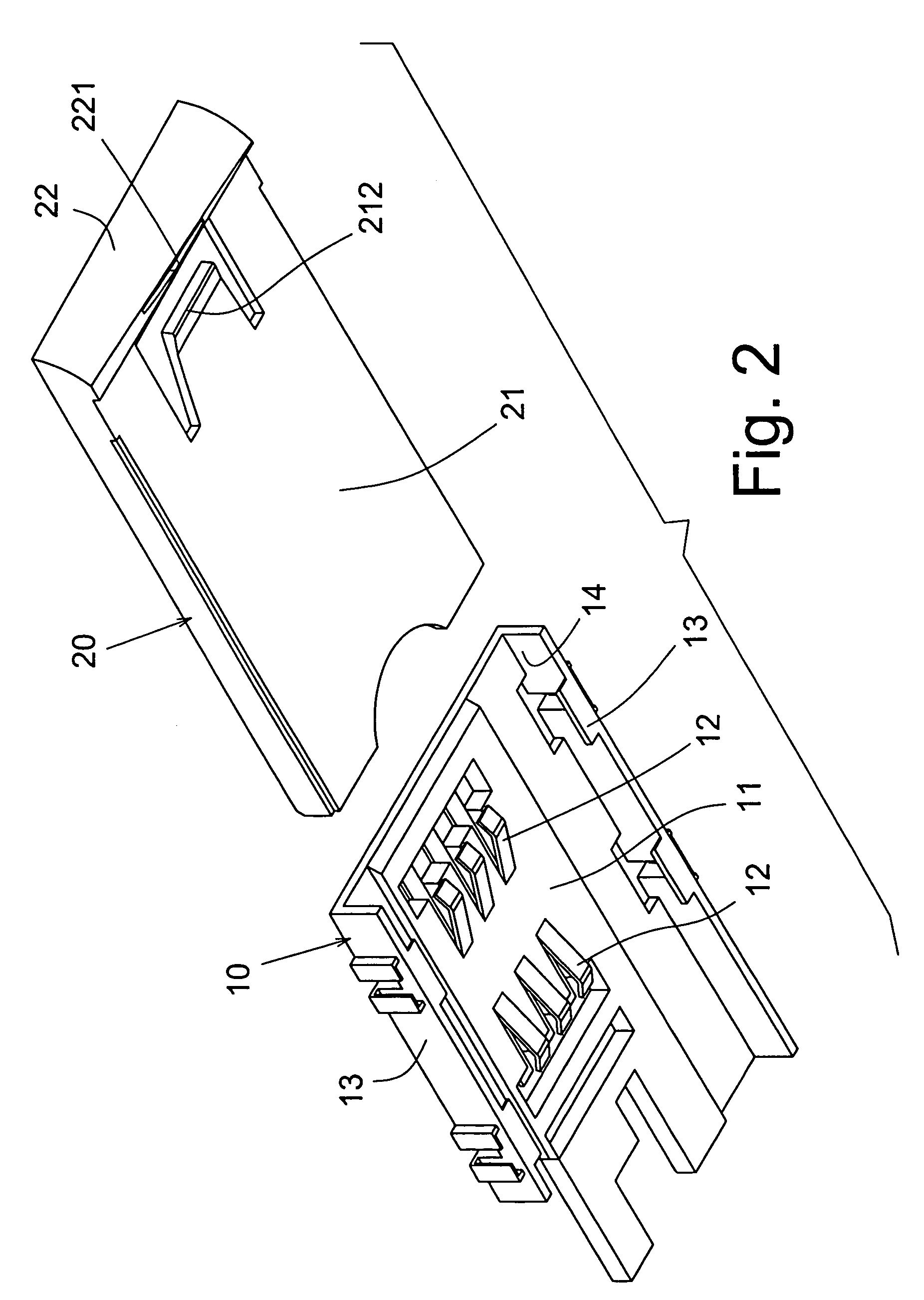 Slide-out electronic card connector