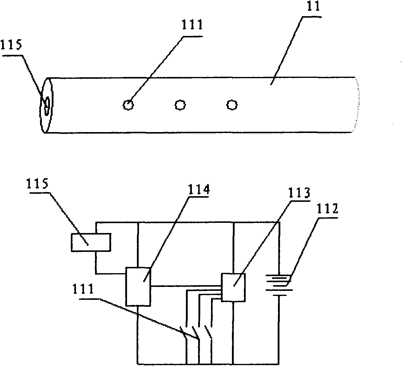 Laser remote control receiving system and transmitter