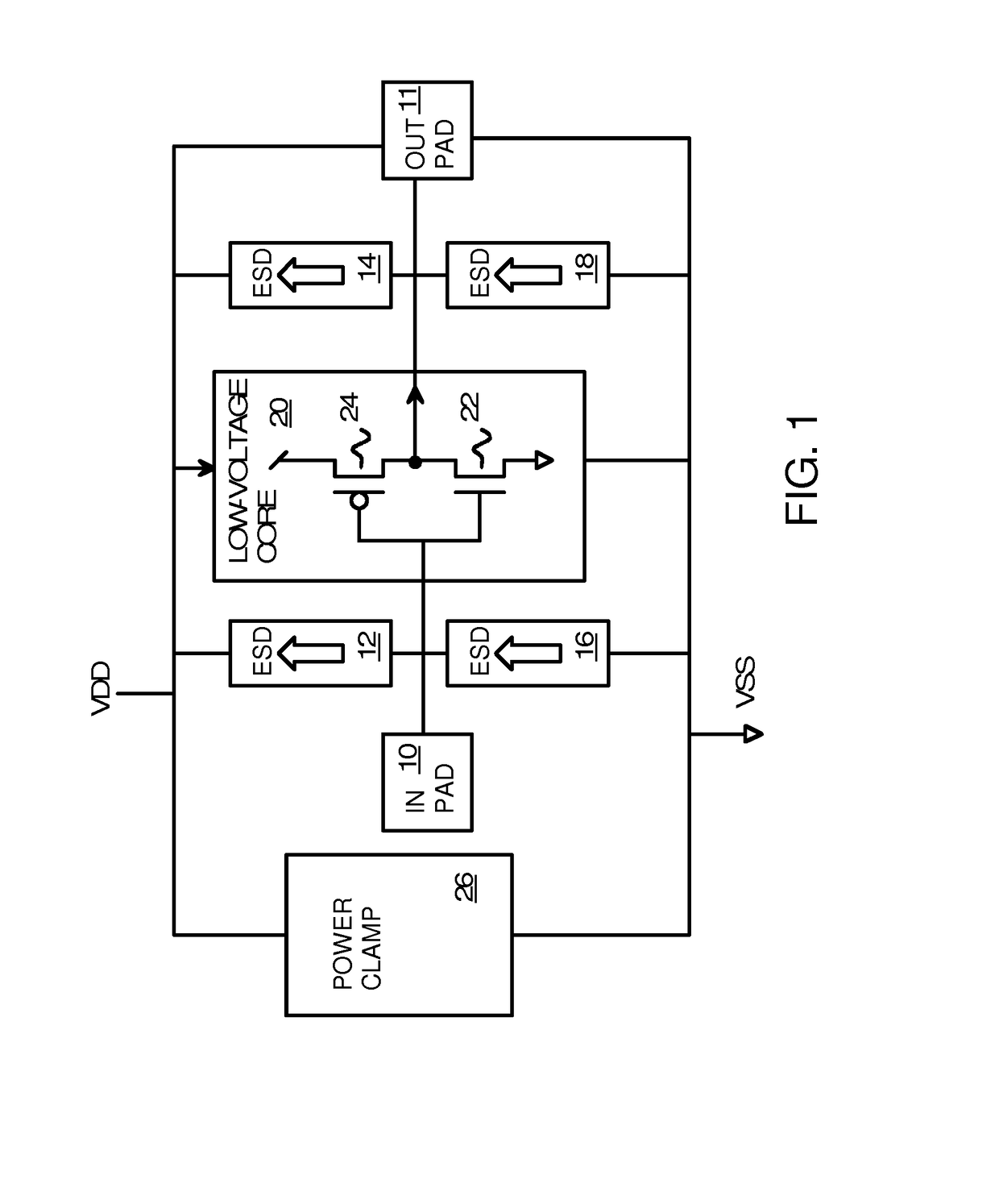 Lateral-Diode, Vertical-SCR Hybrid Structure for High-Level ESD Protection