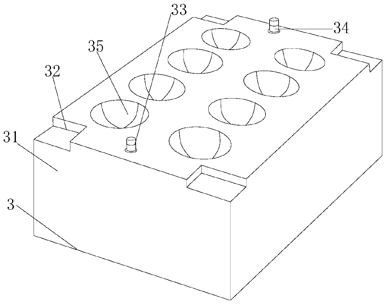 Mold for manufacturing bulb lamps and rapid demolding method