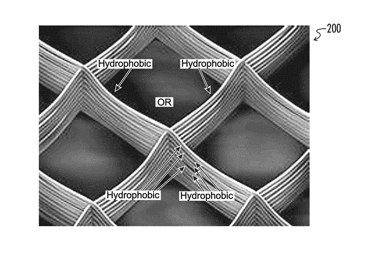 Microstructured haptotaxic implant