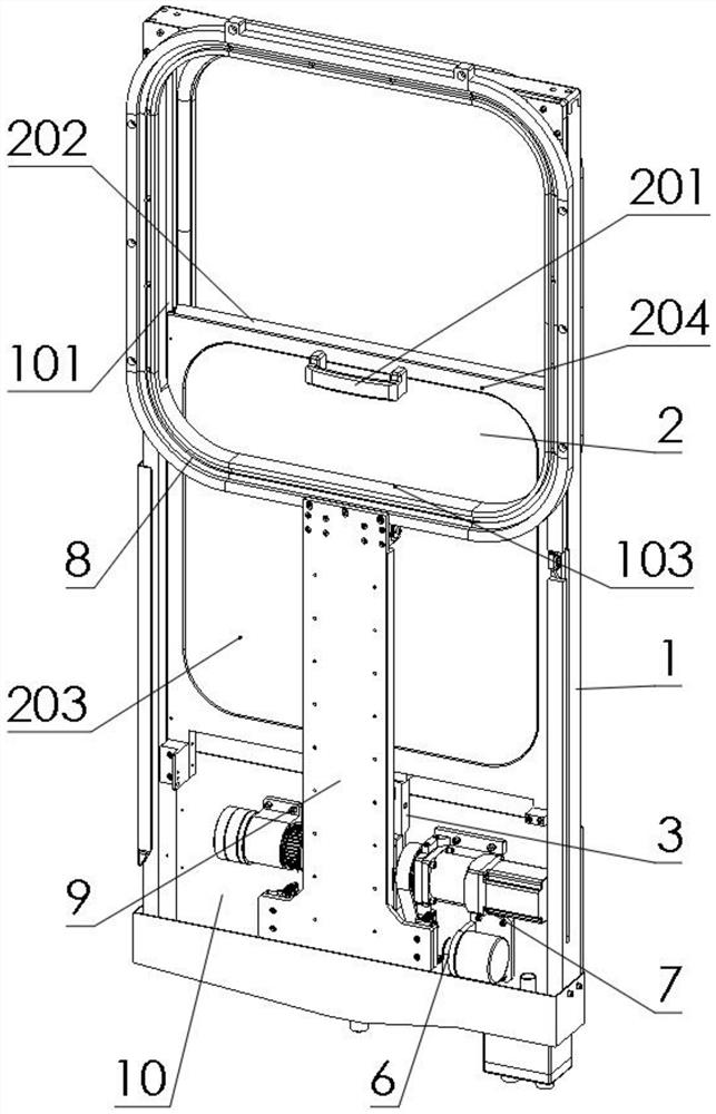 Foreign matter leakage-proof protection device for power window