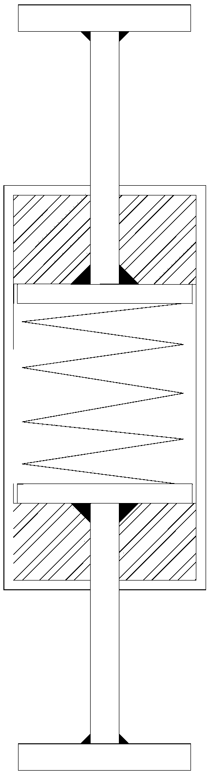 Multi-dimensional vibration isolation and damping device with anti-drawing performance and vibration isolation and damping method thereof