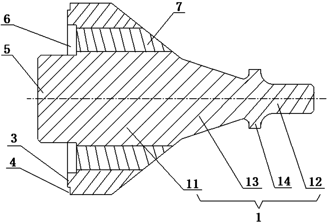 Assembly tool and assembly method for engine flywheel bearing