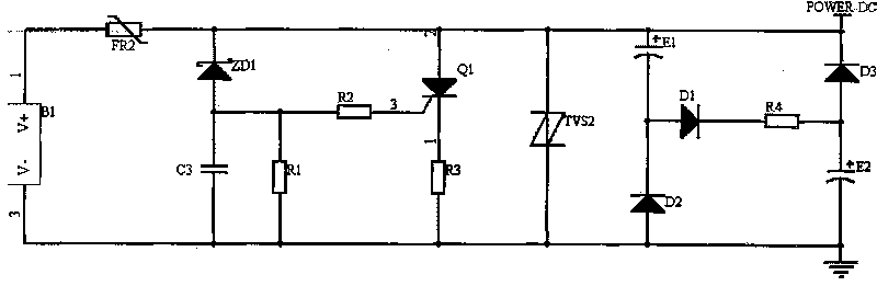 Non-contact inductive electricity-getting device for electric tunnel cable